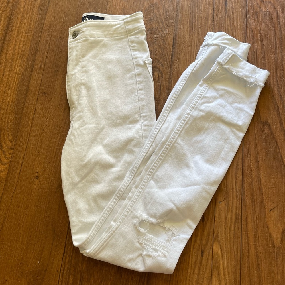 Hollister Ultra Highrise Jean Jegging White